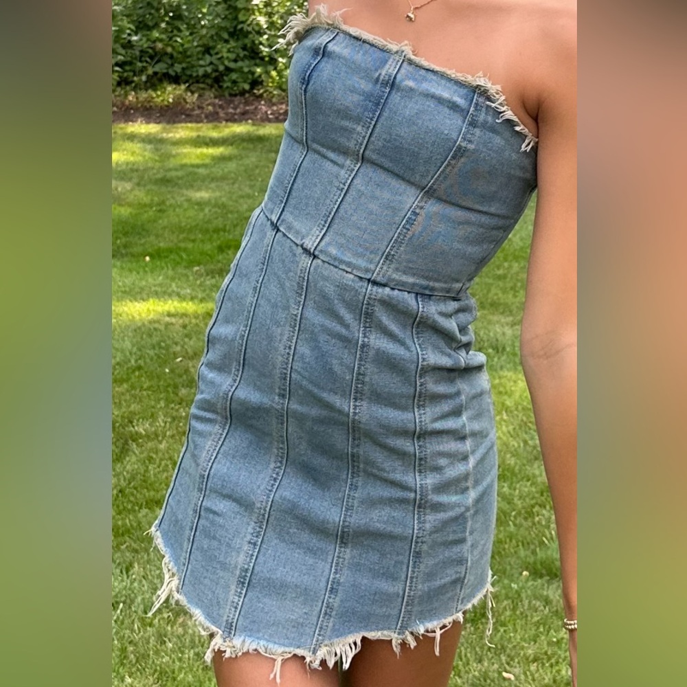 Denim dress